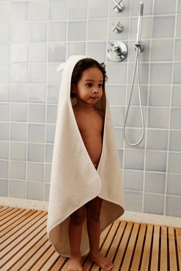 Albert badcape handdoek met capuchon 70x70 cm - Sandy - Liewood