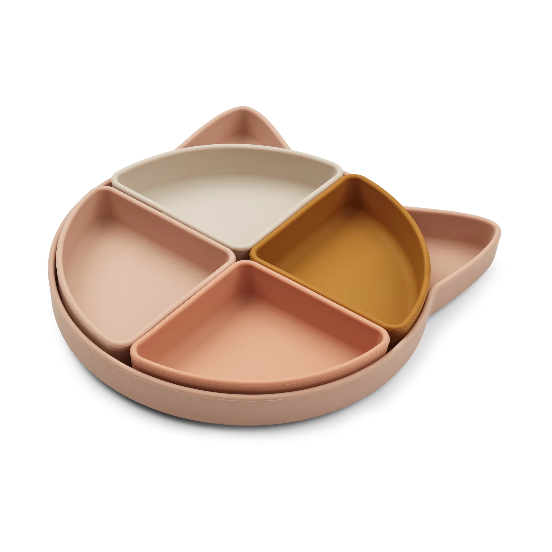 Arne kinderbord + 4 schaaltjes, Cat rose multi mix Liewood