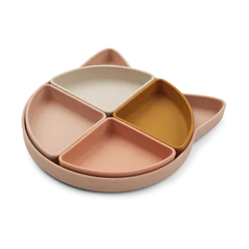 Arne kinderbord + 4 schaaltjes - Cat rose multi mix - Liewood