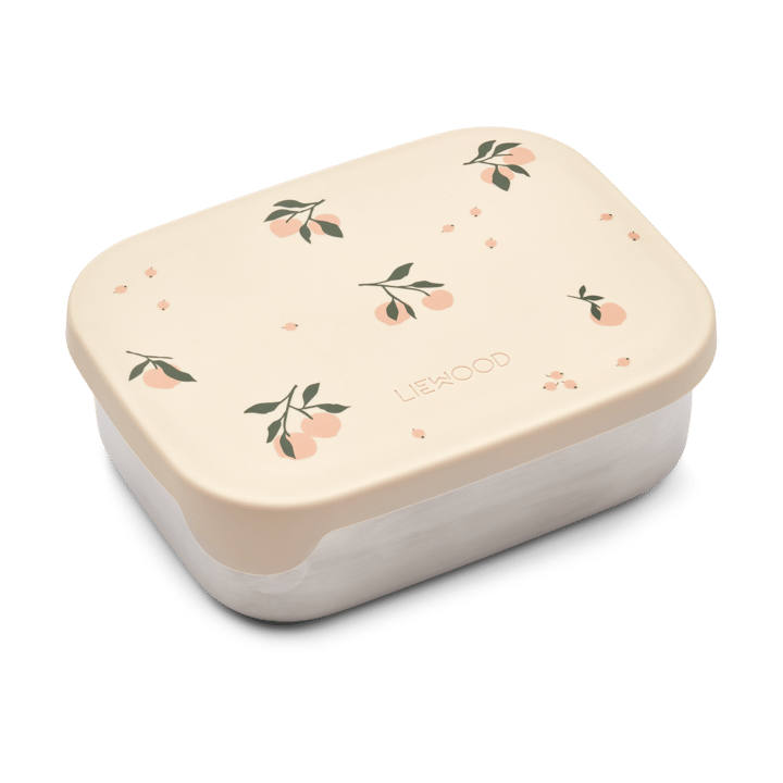 Arthur broodtrommel 13,5x17 cm - Peach-Sea shell mix - Liewood
