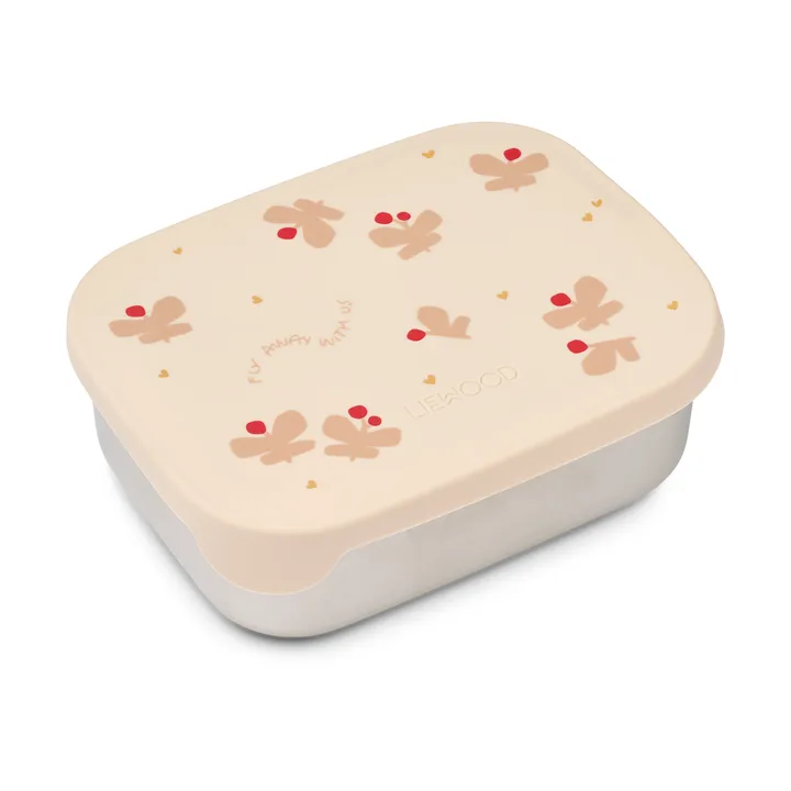 Arthur lunchtrommel 13,5x17 cm - Butterfly-apple blossom - Liewood