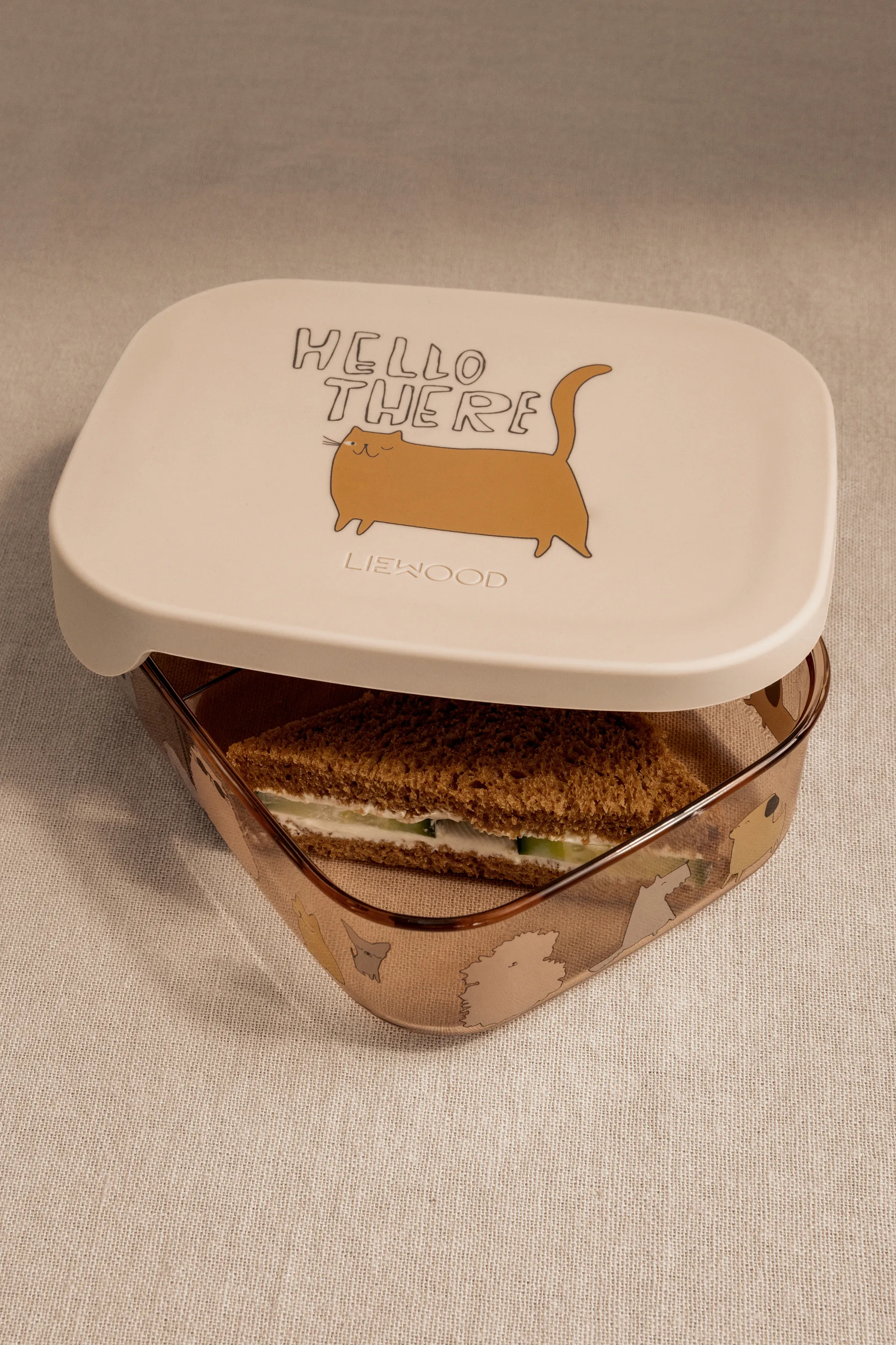 Arthur lunchtrommel 13,5x17 cm, Cats and Dogs-Sandy Liewood