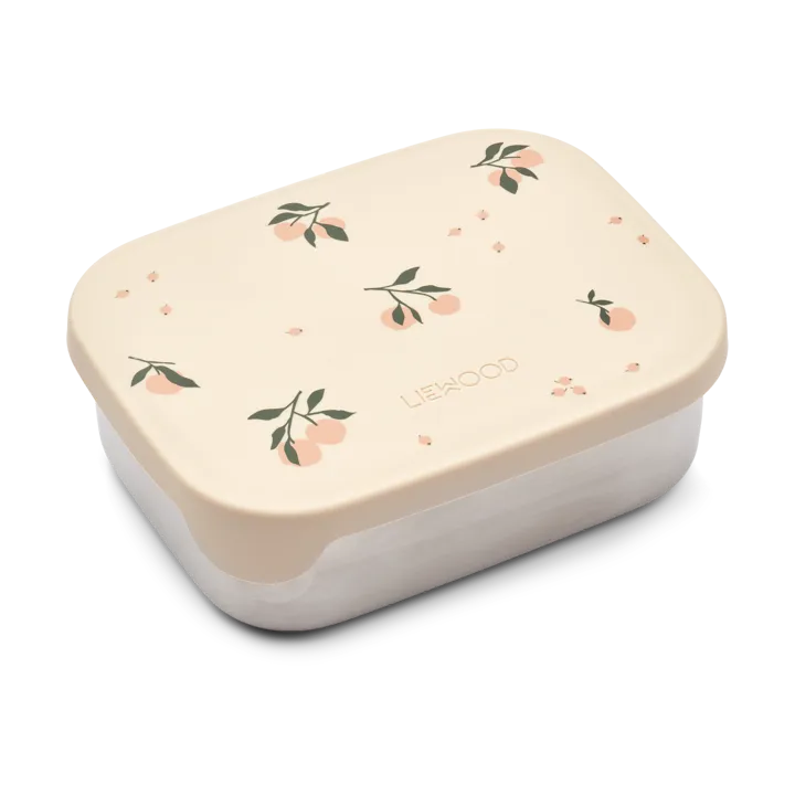 Arthur lunchtrommel 13,5x17 cm - Peach-Sea shell mix - Liewood