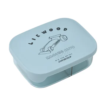 Arthur Tritan lunchtrommel 13,5x17 cm - Raceauto’s-strandblauw - Liewood
