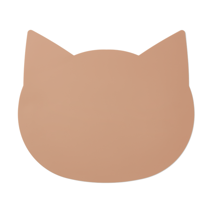 Aura katten placemat - Dark rose - Liewood