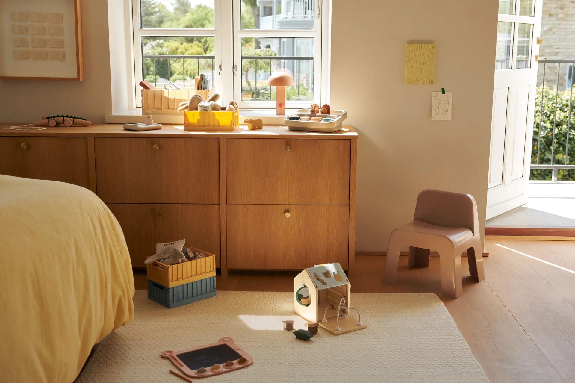 Chase kinderstoel, Pale tuscany Liewood