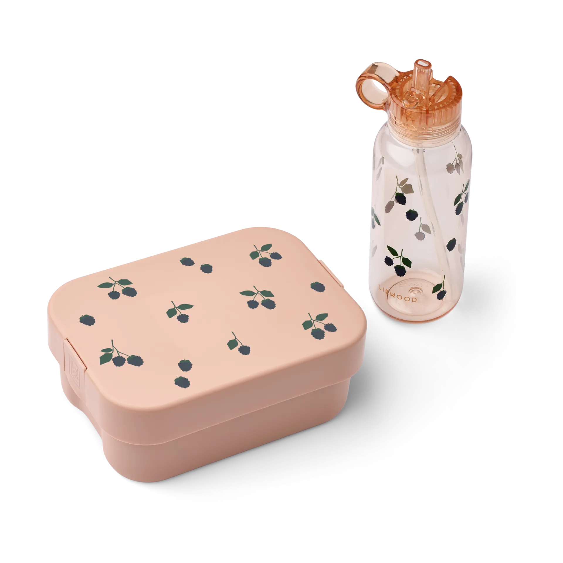 Chelsey bedrukte lunchbox set 2 delen, Berry-Pale Tuscany Liewood
