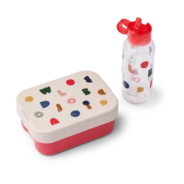 Chelsey bedrukte lunchbox set 2 delen - Characters-Sandy - Liewood