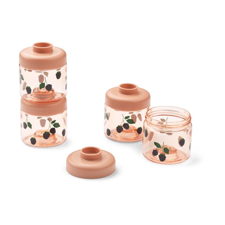 Dominique kindervoedselpotjes 100 ml 4-pack - Berry-Pale Tuscany - Liewood