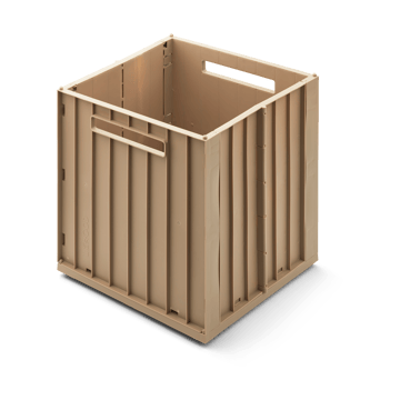 Elijah opbergdoos met deksel 31x31 cm - Oat - Liewood