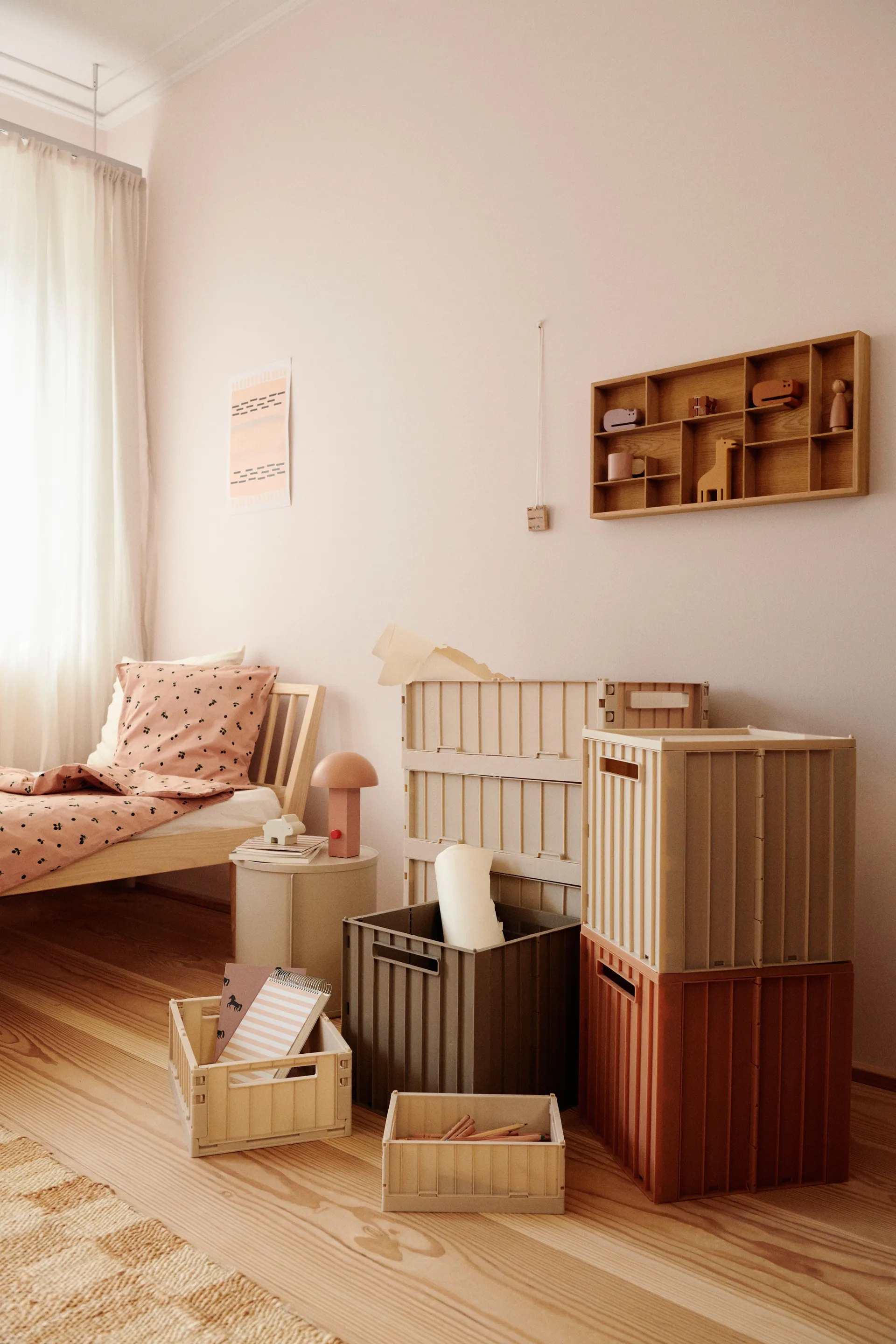 Elijah opbergdoos met deksel 31x31 cm, Oat Liewood