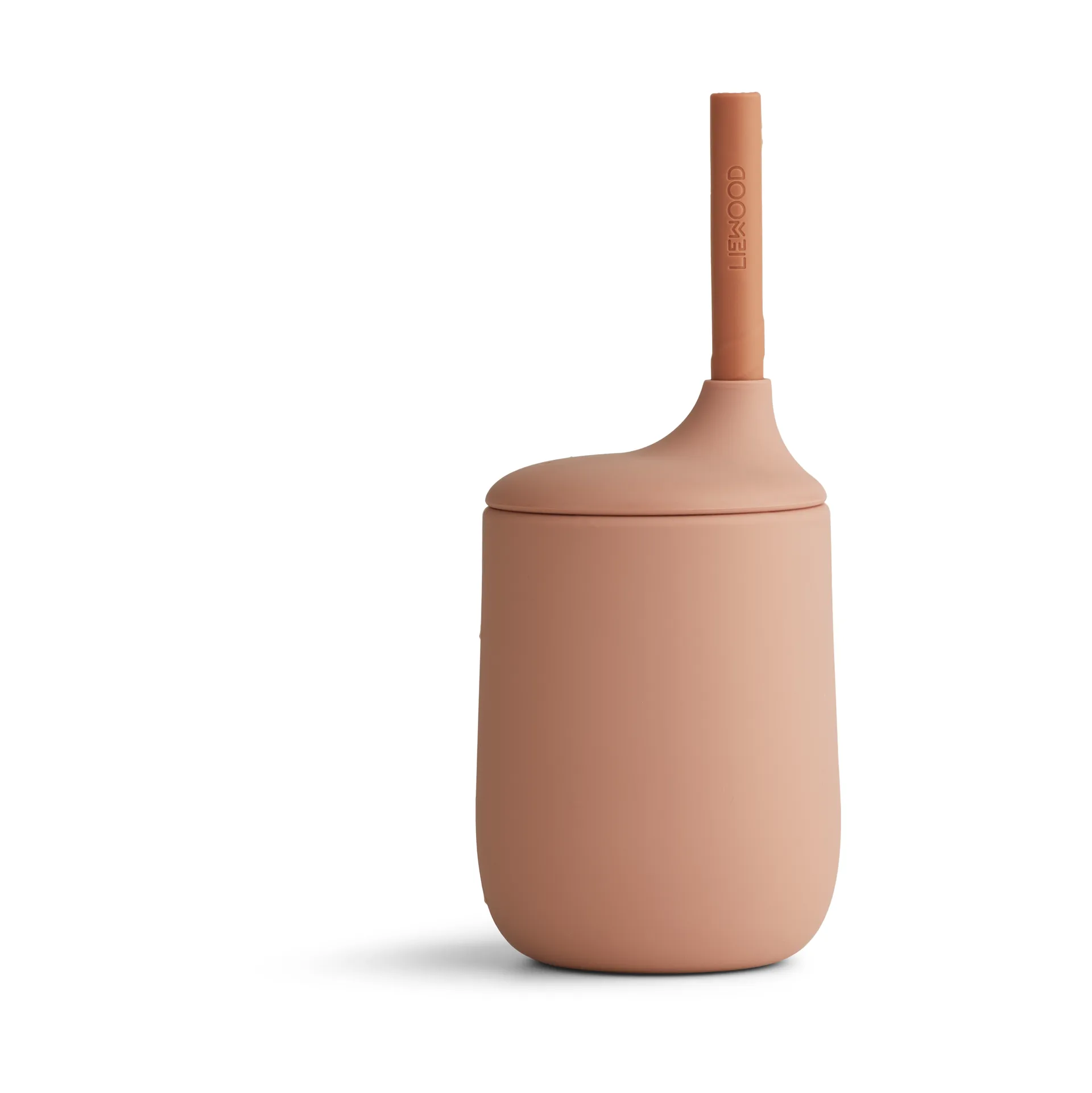 Ellis sippy cup tuitbeker met rietje 23 cl, Dark rose-terracotta mix Liewood