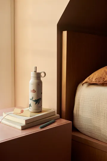 Falk drinkfles 35 cl - Sea creature-Sandy - Liewood