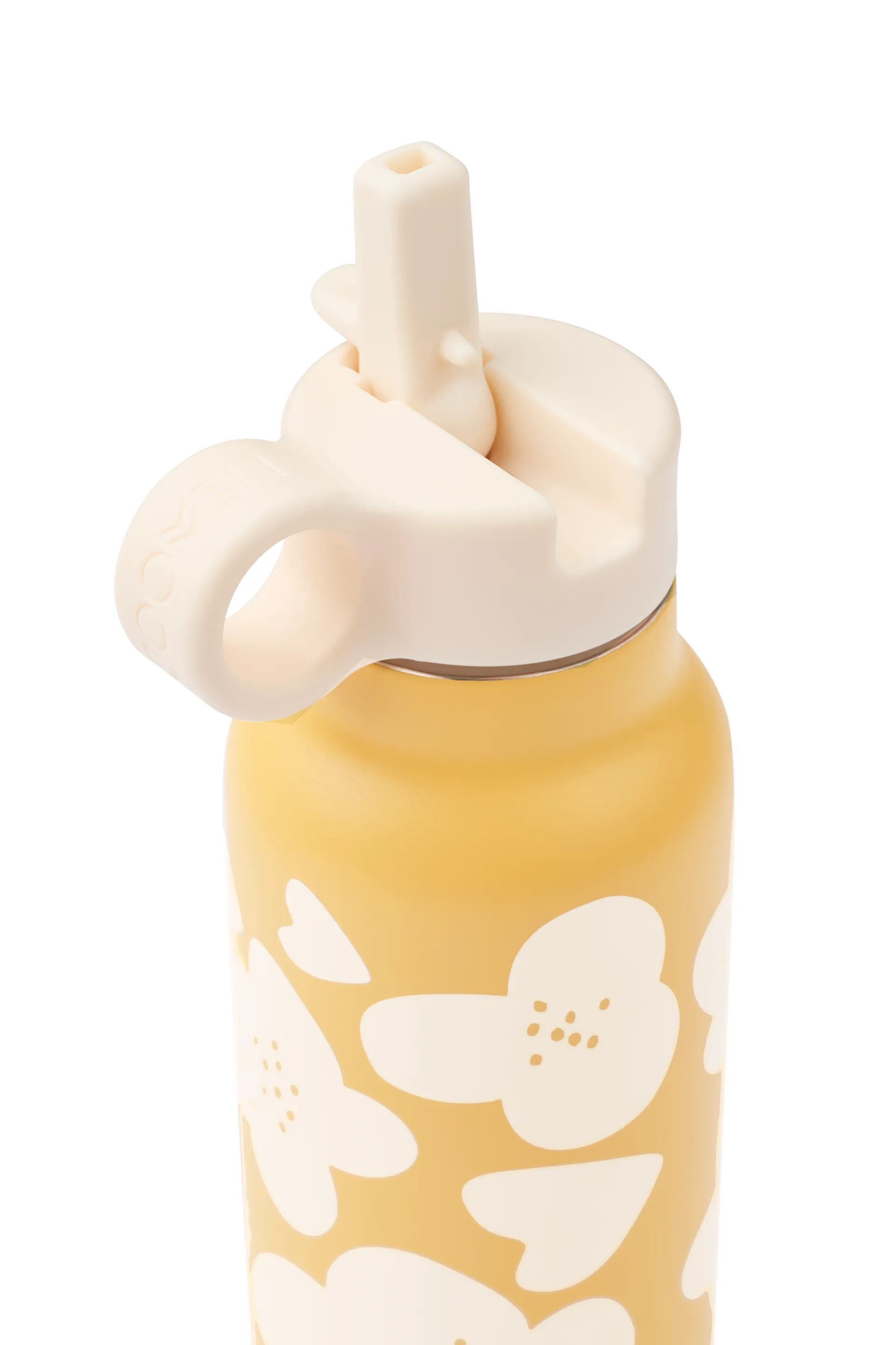 Falk waterfles 35 cl, Flower-lemon yellow Liewood