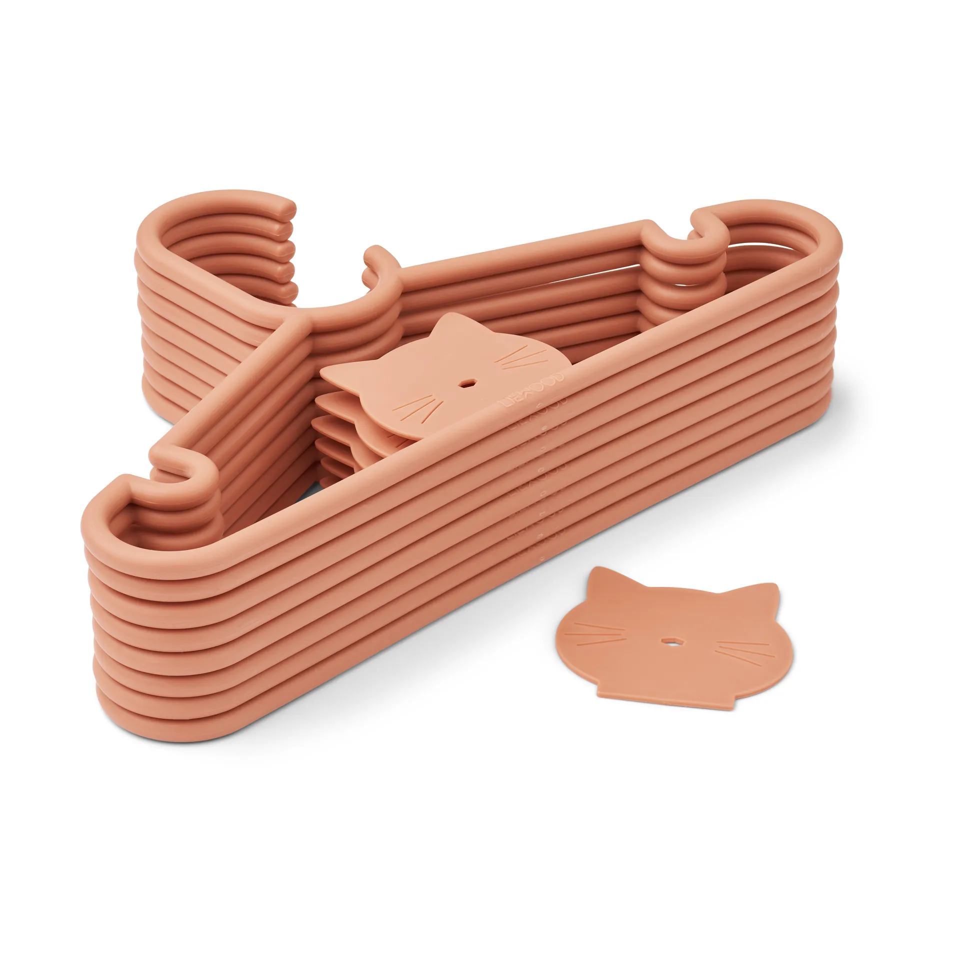 Falton katten kledinghanger 8-pack, Tuscany rose Liewood