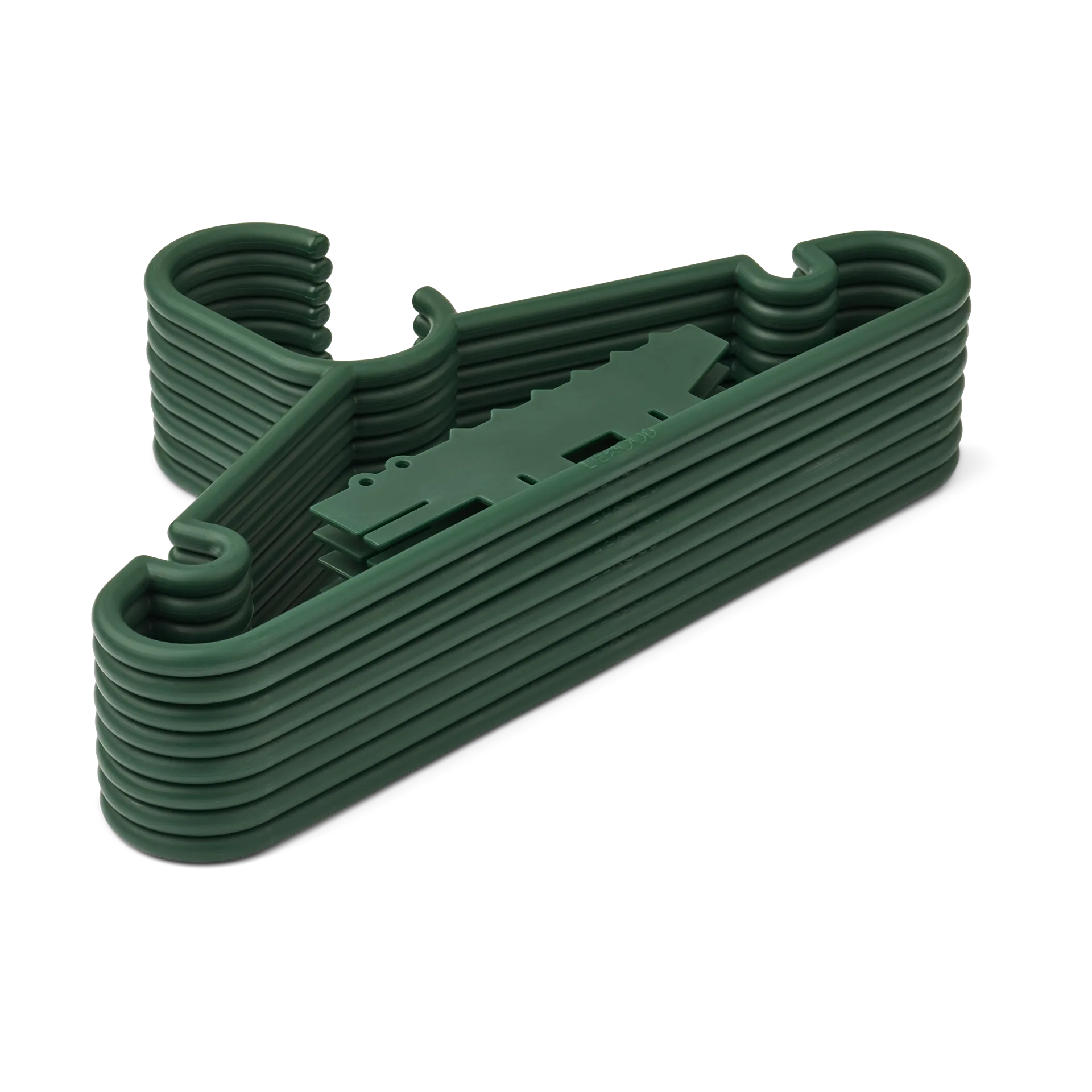 Falton krokodil kledinghanger 8-pack, Garden green Liewood