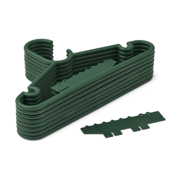 Falton krokodil kledinghanger 8-pack - Garden green - Liewood