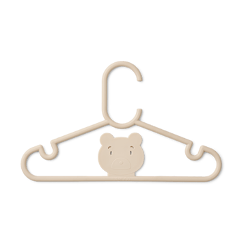 Falton Mr Bear kledinghanger 8-pack - Mr bear-Sandy - Liewood