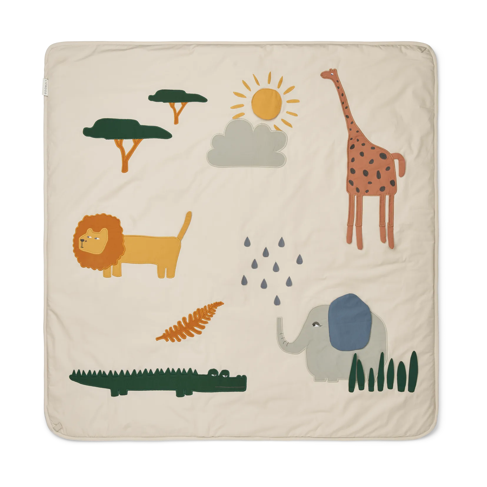 Glenn speeldeken 110x110 cm, Safari sandy mix Liewood