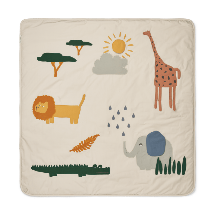 Glenn speeldeken 110x110 cm - Safari sandy mix - Liewood