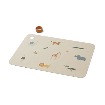 Jude placemat 30,2x41 cm - Safari sandy mix - Liewood