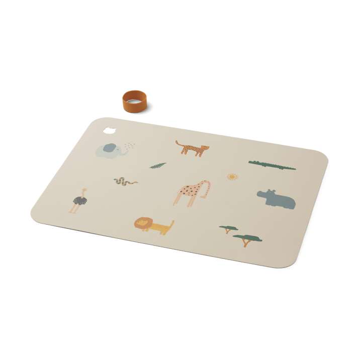 Jude placemat 30,2x41 cm - Safari sandy mix - Liewood