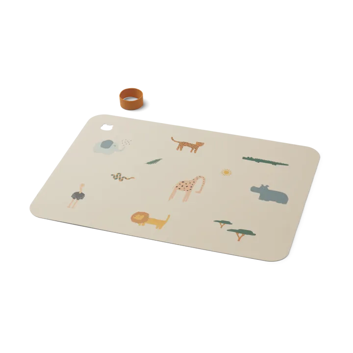 Jude placemat 30,2x42,1 cm - Safari sandy mix - Liewood