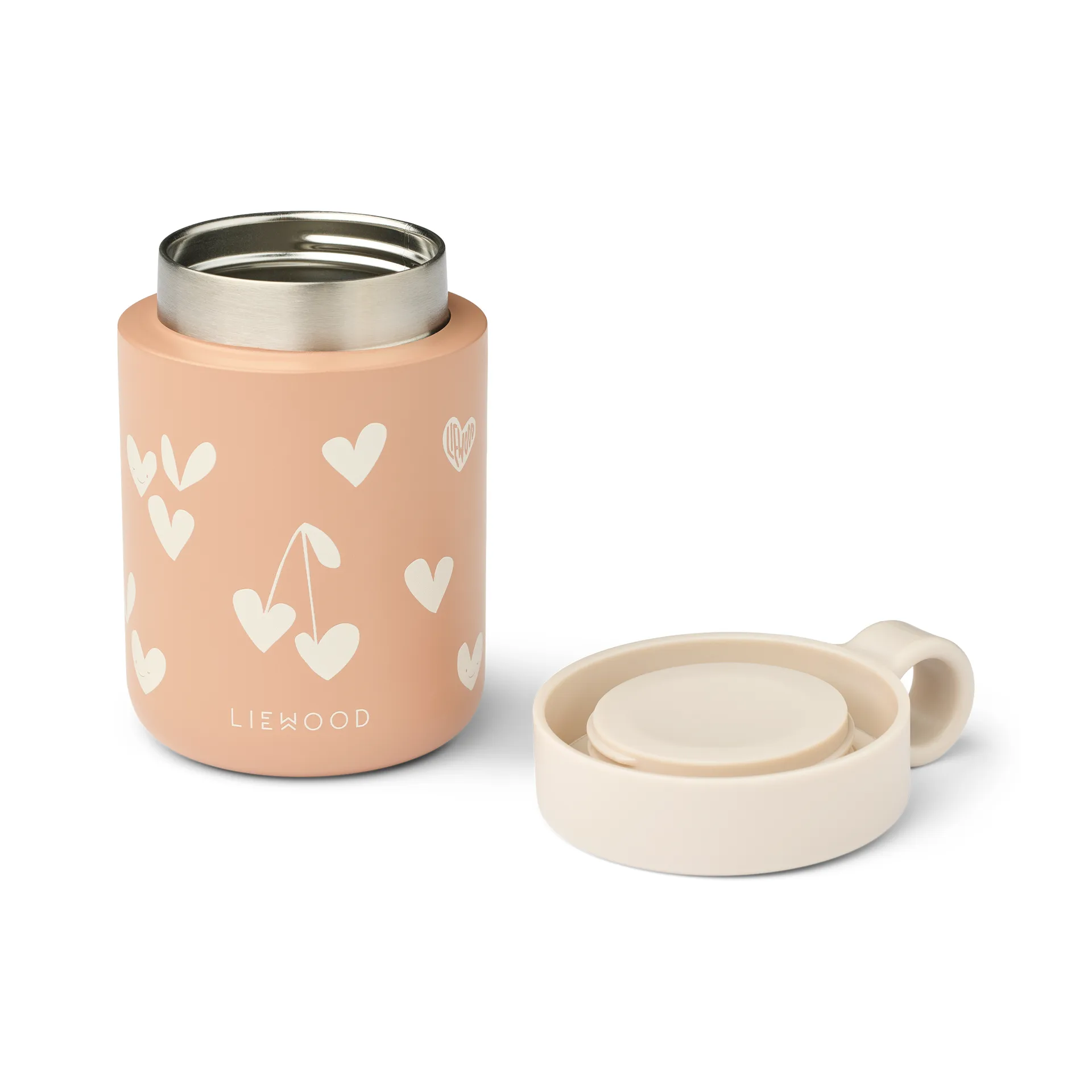 Kiani bedrukte voedselthermos, Sweethearts-pale tuscany Liewood