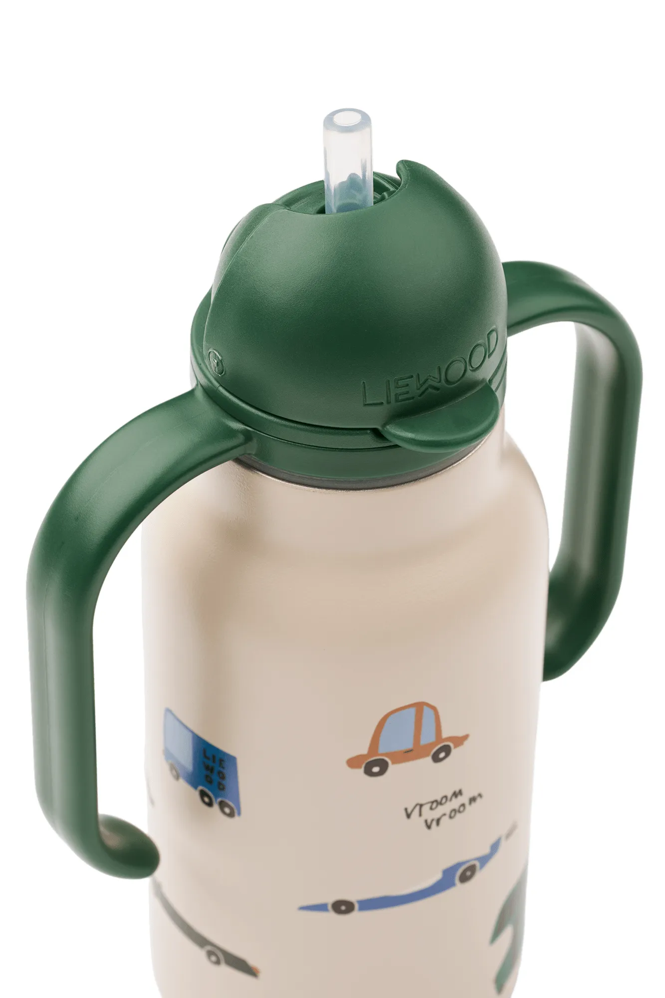 Kimmie waterfles 25 cl, Auto’s-zand Liewood