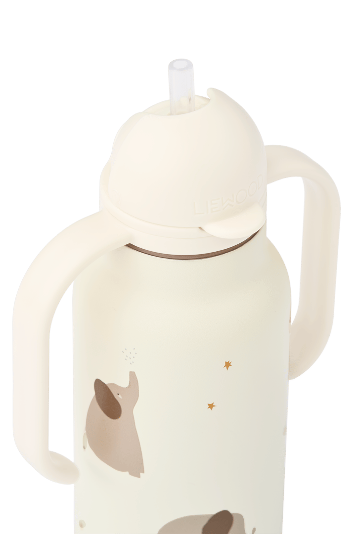 Kimmie waterfles 25 cl, Elephant-Creme de la creme Liewood