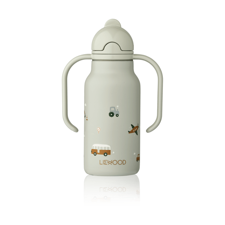 Kimmie waterfles 25 cl - Vehicles-Dove blue - Liewood