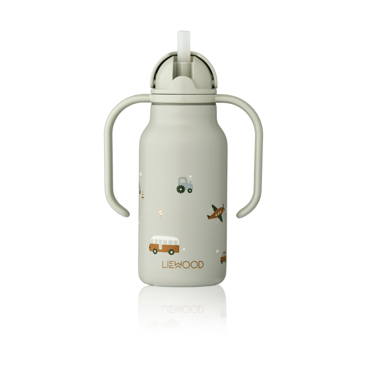Kimmie waterfles 25 cl, Vehicles-Dove blue Liewood