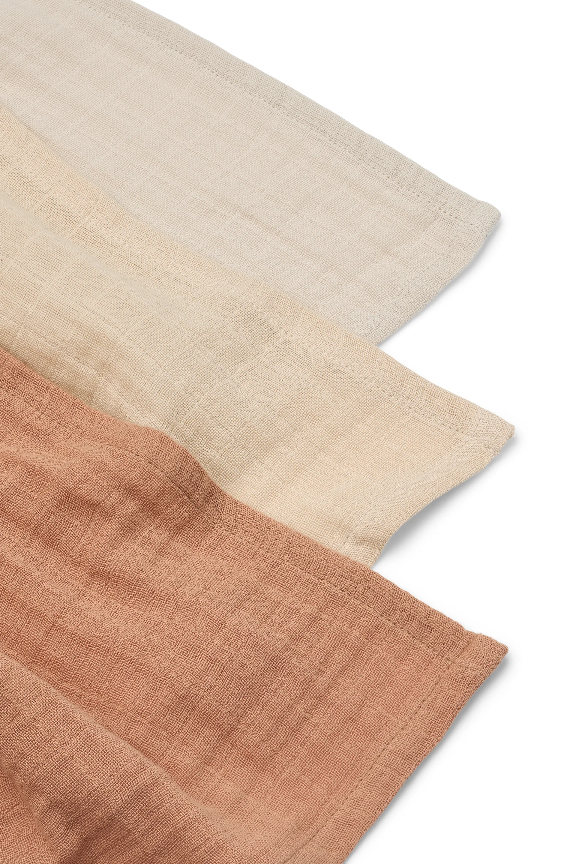 Lewis muslin hydrofiele doek 3-delig 65x65 cm, Tuscany rose mix Liewood