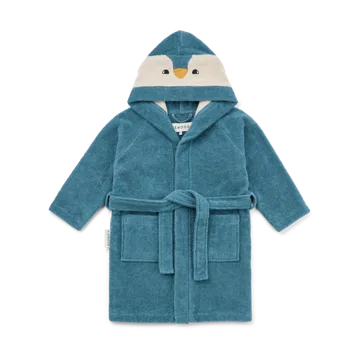 Lily badjas, Penguin oceanview mix - 5-6 jaar - Liewood