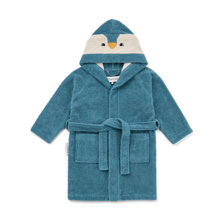 Lily badjas, Penguin oceanview mix - 7-8 jaar - Liewood
