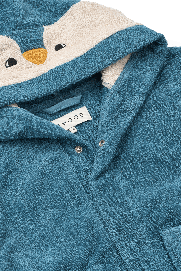 Lily badjas, Penguin oceanview mix, 7-8 jaar Liewood