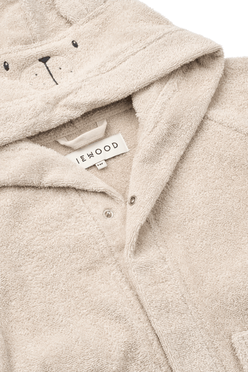 Lily badjas, Polarbear sandy - 1-2 jaar - Liewood