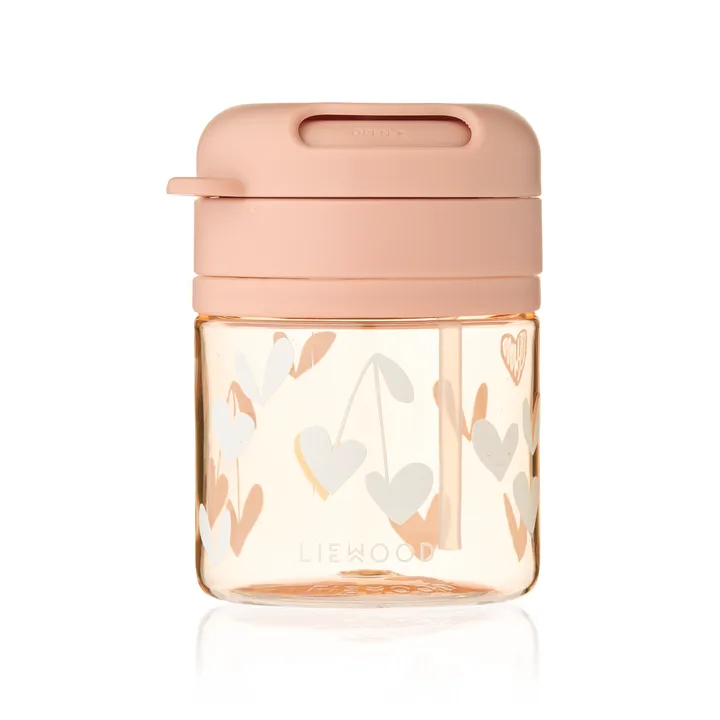 Pavia beker met rietje 28 cl - Sweethearts-pale tuscany - Liewood