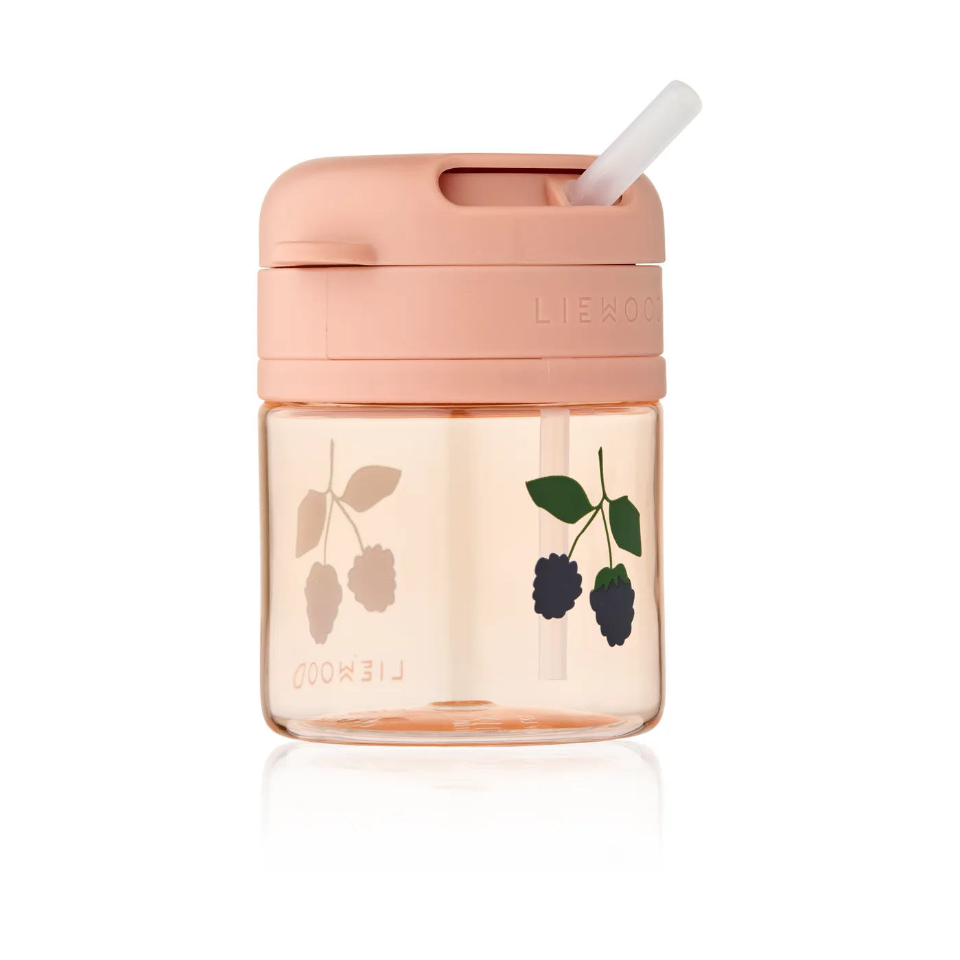 Pavia mok met rietje 28 cl, Berry-Pale Tuscany Liewood