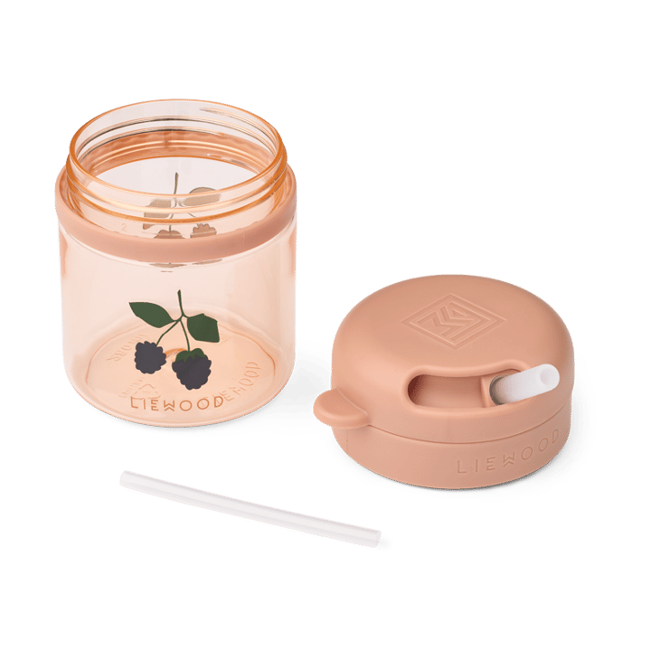 Pavia mok met rietje 28 cl, Berry-Pale Tuscany Liewood