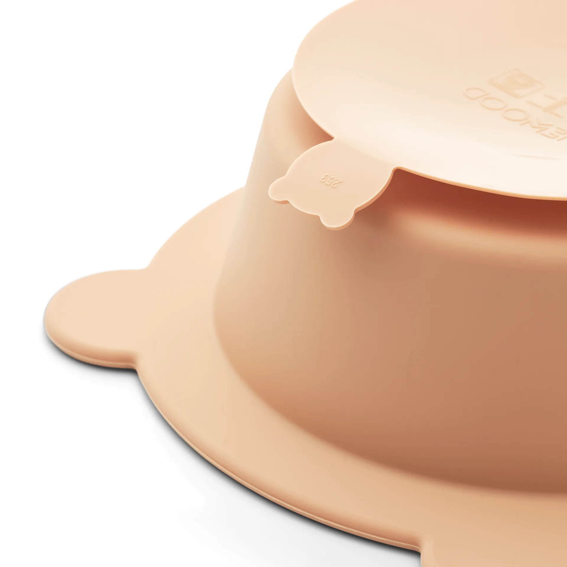 Peony bord met zuignap Ø16 cm 2-delig, Mustard-tuscany rose mix Liewood