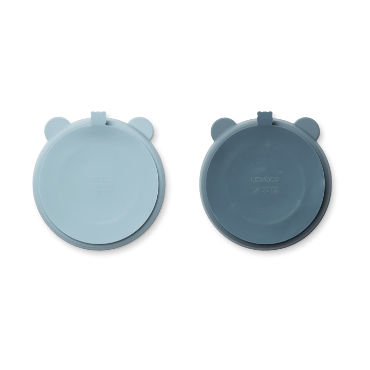 Stacy vakjesbord 2-pack, Sea blue-Whale blue Liewood