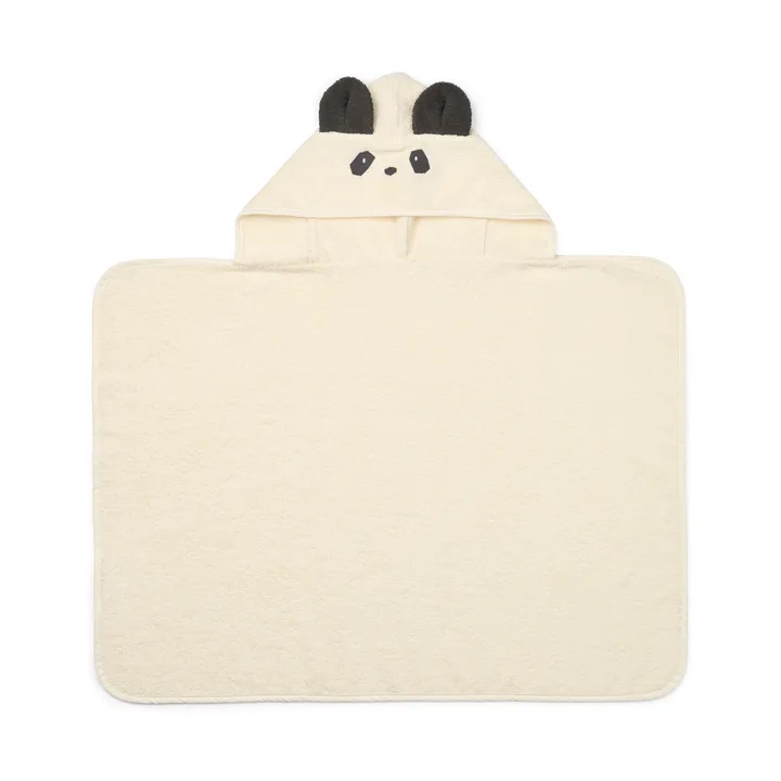 Vilas Panda handdoek met capuchon - Crème de la crème - Liewood