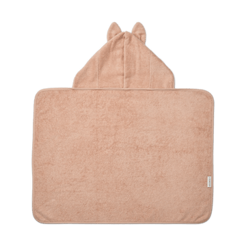 Vilias rabbit badcape handdoek met capuchon 60x80 cm - Pale tuscany - Liewood