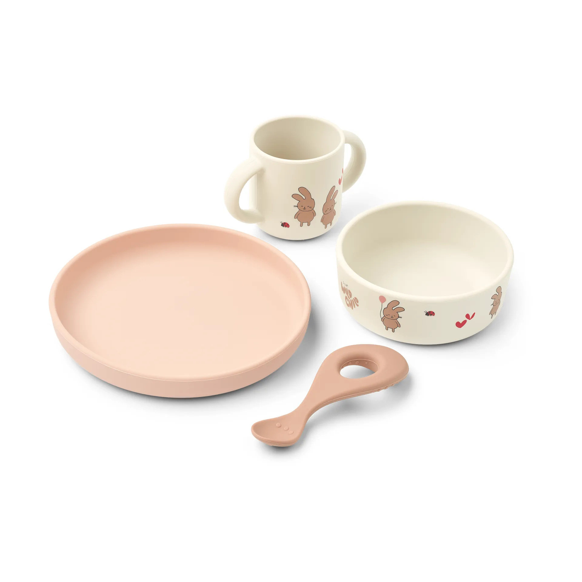 Vivi printed servies set 4-delig, Wild child/Rosey Liewood