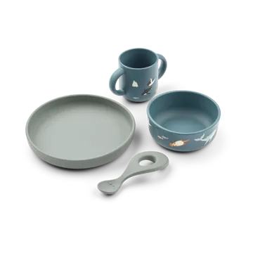 Vivi printed serviesset 4-delig - Arctic Sea-Ocean view - Liewood