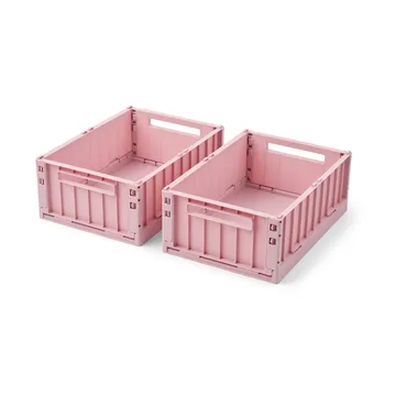 Weston opbergdoos - Rose blush, M, 2-pack - Liewood