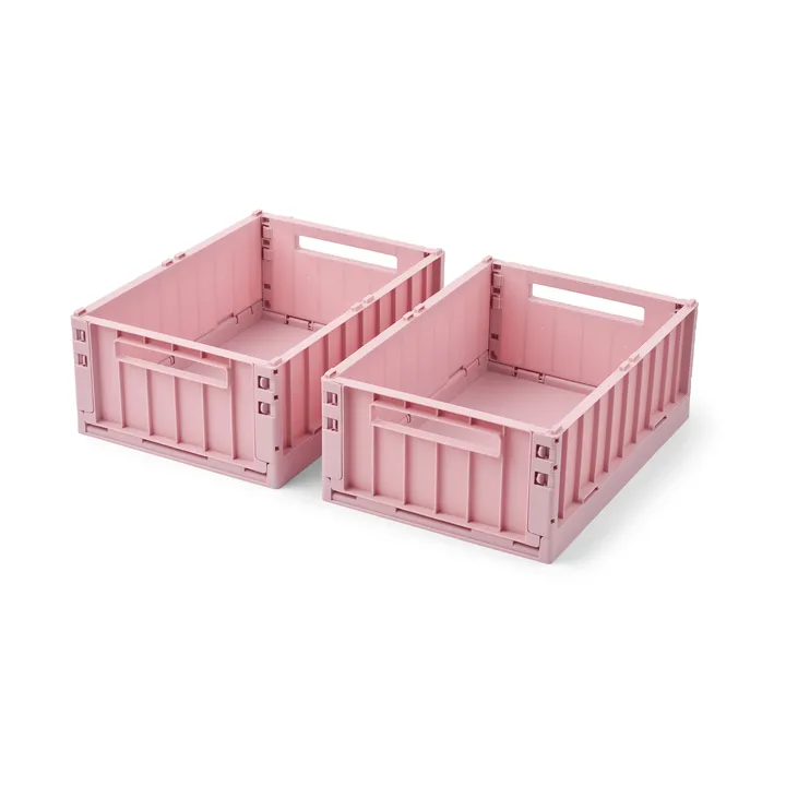Weston opbergdoos - Rose blush, M, 2-pack - Liewood