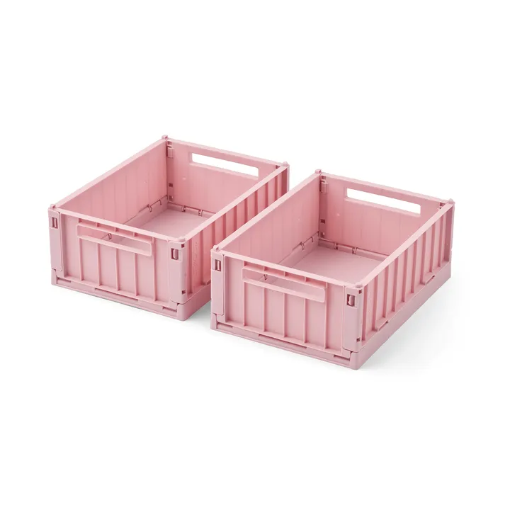 Weston opbergdoos - Rose blush, S, 2-pack - Liewood