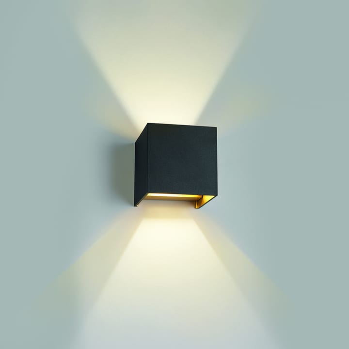 Box Mini Up/Down muurlamp, black Light-Point
